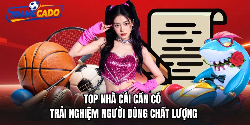 Top nhà cái cần có trải nghiệm người dùng chất lượng